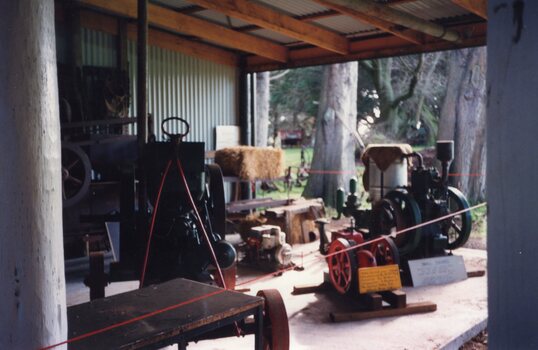 Photograph of Amess Barn machine display