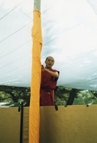 Photograph of a Tibetan monk