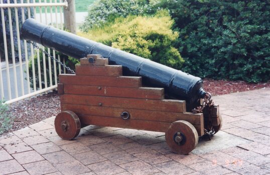 Photograph of a cannon