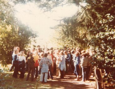 Photograph of a gathered group