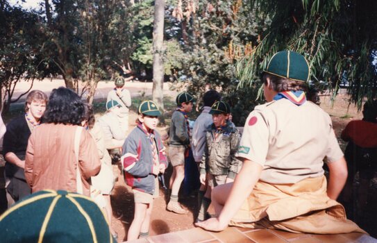 Photograph of group of Scouts