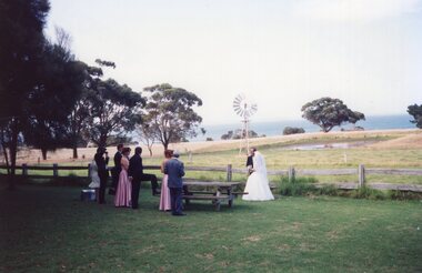 Photograph of a wedding party