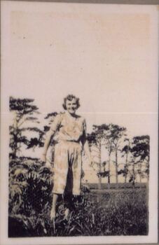 photograph of billie smith standing