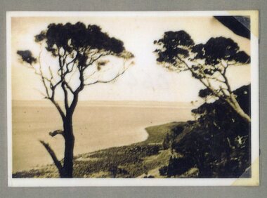 sepia landscape photograph of churchill island