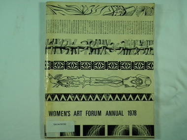Journal, Women's Art Forum Annual 1978, 27th February 1979