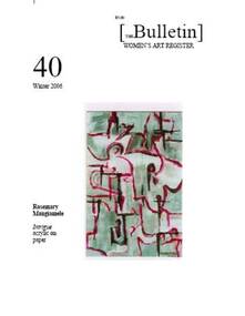 Women's Art Register Bulletin, Women's Art Register, Women's Art Register Bulletin  number 40