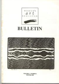 Women's Art Register Bulletin