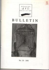 Women's Art Register Bulletin
