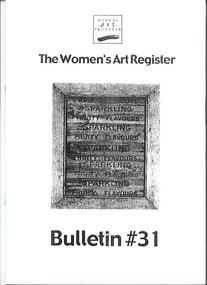 Women's Art Register Bulletin, The Bulletin, January 2000
