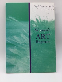 Booklet - Marketing, Josephine Fagan, The Women’s Art Register, 2005