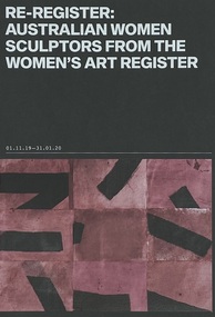 Books, Re-Register: Australian Women Sculptors From The Women’s Art Register