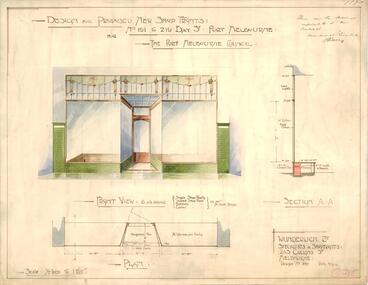 34.01 - Proposed plan for Market Buildings shopfronts