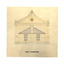 Hand-drawn and coloured plan showing the back elevation of a building.