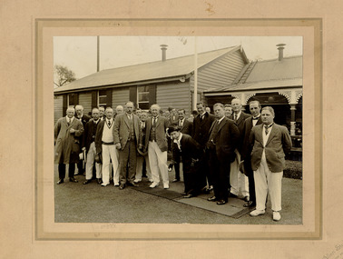 Possible openning day of the Bowls season at Port Melbourne, 1920s