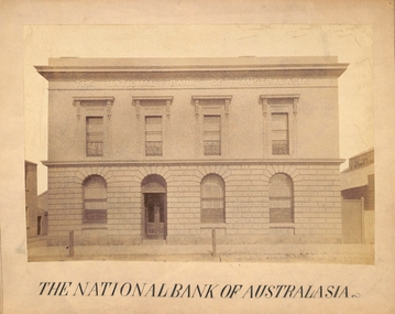 Photograph - Port Melbourne, The National Bank of Australasia, c 1890s