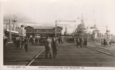 Postcard - Princes Pier, Port Melbourne, 1880 - 1952