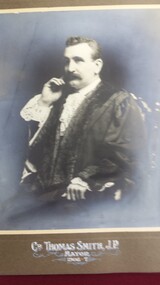 Photograph - Cr Thomas Smith, JP,  Mayor, The Yeoman Studios, 1906