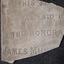 348 - Partial 1890 foundation stone, Temperance Hall, Port Melbourne