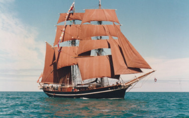Photograph - Eye of the Wind, schooner, Bicentenary of First Fleet, 1988