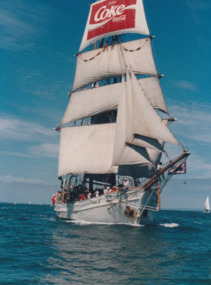 Photograph - Søren Larsen, flagship, Bicentenary of First Fleet, 1988