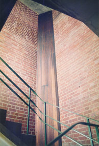 Photograph - Interior tower stairwell, Missions to Seamen, Port Melbourne, Alison Kelly, 1988