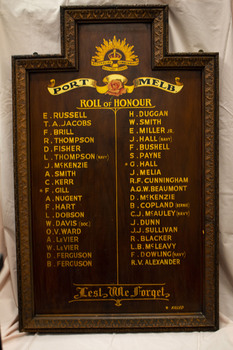 480 - World War II honour roll from Rose & Crown Hotel