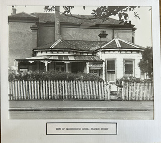Photograph - Gainsborough House, Station Street, Port Melbourne, View of Gainsborough House, Station Street, 1950s - 1970s