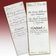 Two folded handwritten contracts.