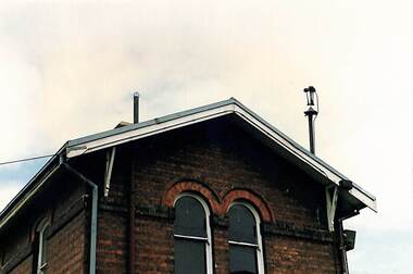 Photograph - Air raid siren in situ, Police Station, Bay Street, 1994