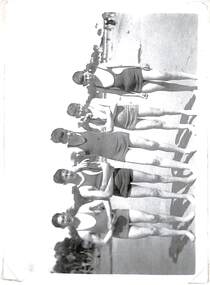 Photograph - Port Melbourne Settlement, beach party, 1930s