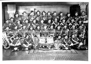 Photograph - Port Melbourne City Band, 1940s