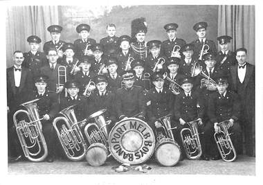 Photograph - Port Melbourne City (Boys) Band, Jan 1939