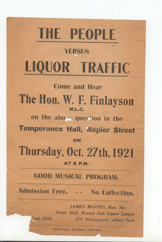 A piece of paper with wording in black and some small holes and pieces missing at the bottom.
