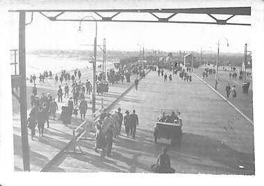 Photograph - Princes Pier, Port Melbourne, Charles Pont, 1920s