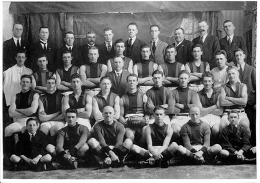 Photograph - Port Melbourne Railway United Football Club, Premiers 1925, 1925