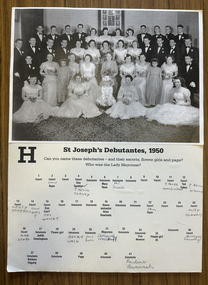 Photograph - Debutante Ball, St Joseph's Catholic Church, Port Melbourne, c. 1952