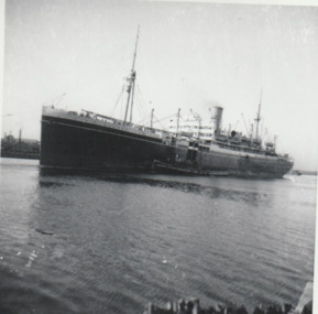 Photograph - Moreton Bay, outbound in the Yarra, Glen Stuart, 1950s