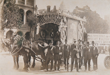 Photograph - Pastrycooks and Biscuit Factory employees Union float, Labour Day Parade