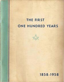 Book - Sandridge Marine Lodge, Jack Porritt, The First One Hundred Years 1858 - 1958
