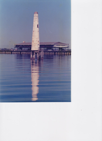 Photograph - Front channel beacon, Port Melbourne, Alison Kelly, c. 1989