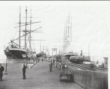 Photograph - Railway Pier, Port Melbourne, 1900