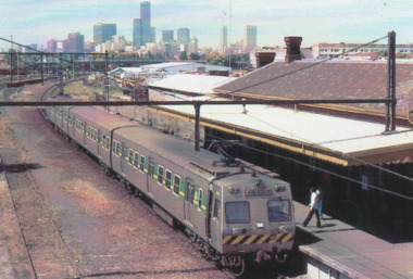 Photograph - Port Melbourne Railway Station, Glen Stuart, 1987