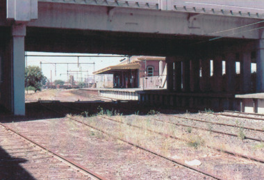 Photograph - Port Melbourne Railway Station, Glen Stuart, 1987