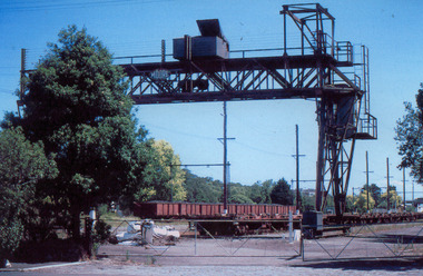 1806.04 - Overhead crane in the sidings on Evans Street, 1987