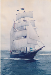 Photograph - Spirit of New Zealand, Tall ships Bicentenary re-enactment, 1988
