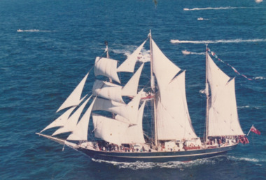 Photograph - Leeuwin II, Tall ships Bicentenary re-enactment, 1988