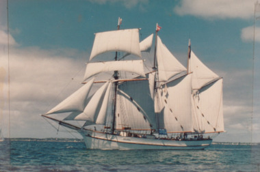 Photograph - Alma Doepel, Tall ships Bicentenary re-enactment, 1988