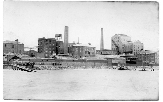 A very large factory complex.