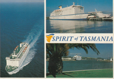 Postcard - Spirit of Tasmania, Tasmanian Ferry, c. 1993