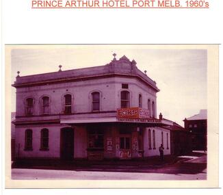 2238 - former Prince Arthur Hotel corner Nott and Spring Street, operating as Seppi's Milk Bar c1970